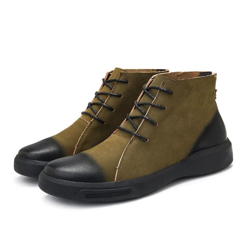 Herr Special Vintage Snygga Ankel Boots I Läder