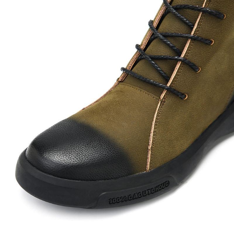 Herr Special Vintage Snygga Ankel Boots I Läder