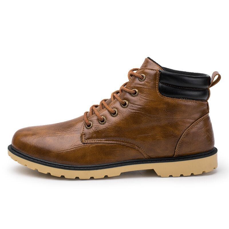 Men Retro Outdoor Comfy Halksäkra Casual Tooling Boots