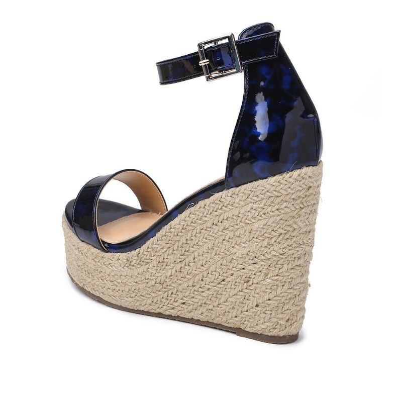 Dam Leopard Print Espadrille Platform Sandaler