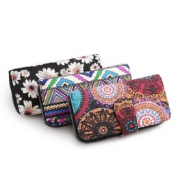 Dam Canvas Bohemian Long Wallet Muti-slot