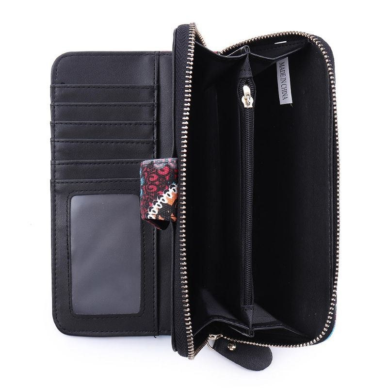 Dam Canvas Bohemian Long Wallet Muti-slot