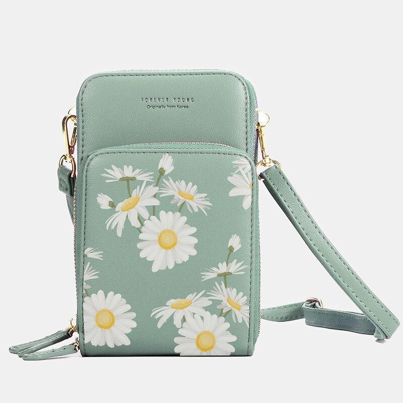 Dam Daisy Clutch-väska Kortväska Telefonväska Crossbody-väska