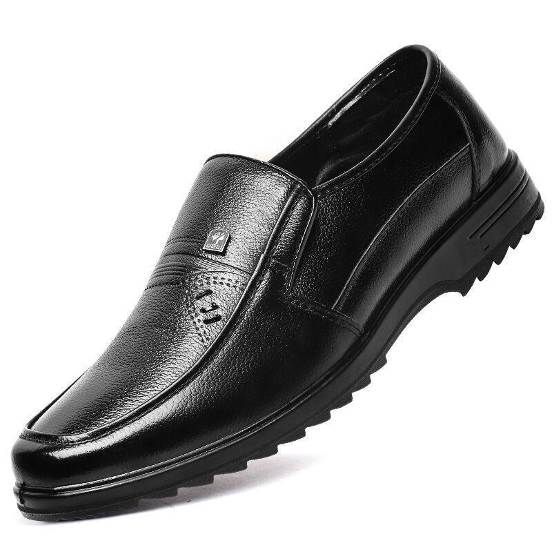 Halksäkra Män Bekväma Slip On Business Casual Skor