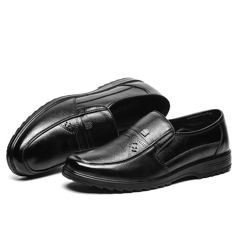 Halksäkra Män Bekväma Slip On Business Casual Skor