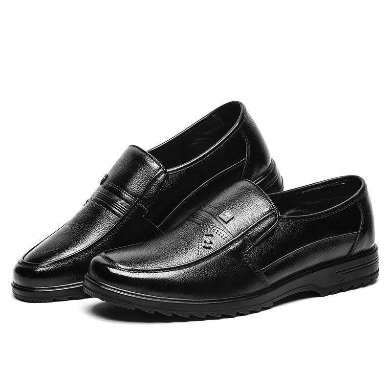 Halksäkra Män Bekväma Slip On Business Casual Skor