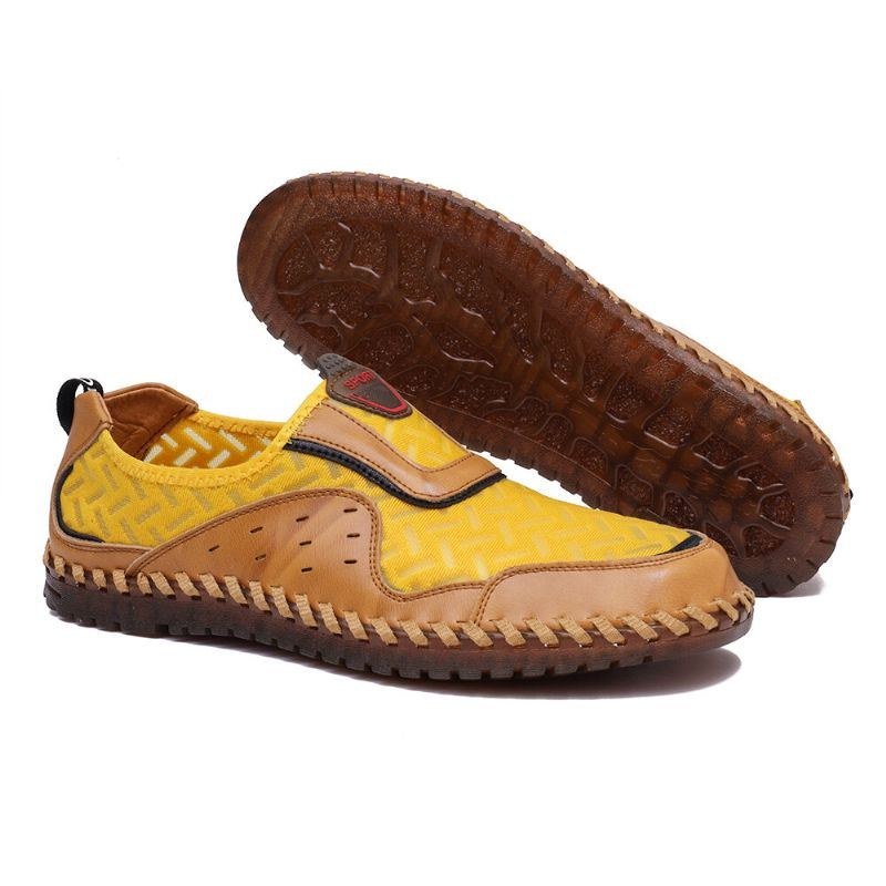 Handsömmar För Män Bekväma Ventilerande Casual Flats