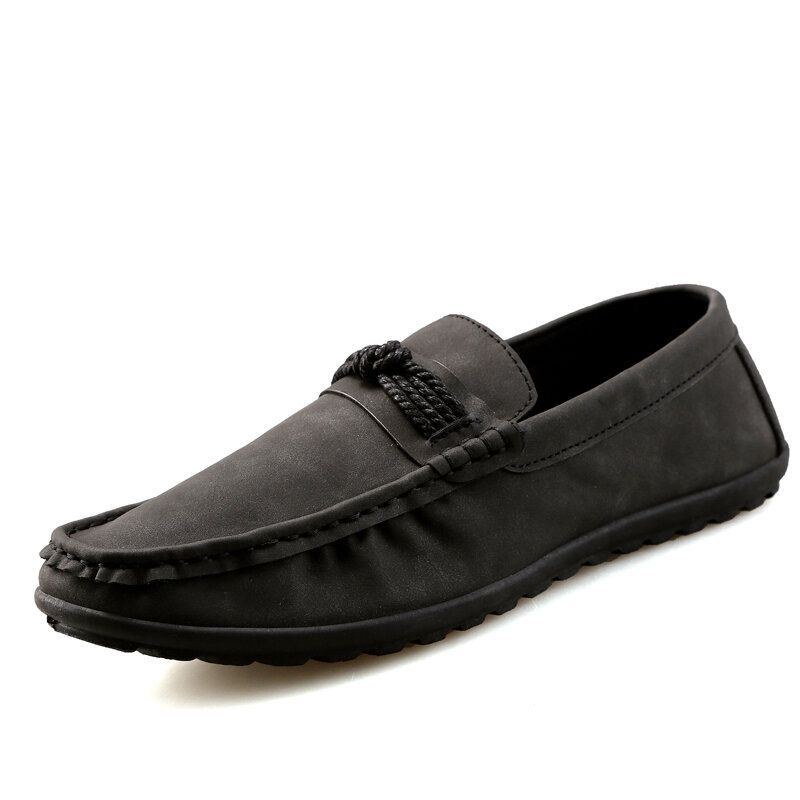 Herr Andas Halkbeständig Bekväm Mjuk Körning Casual Loafers