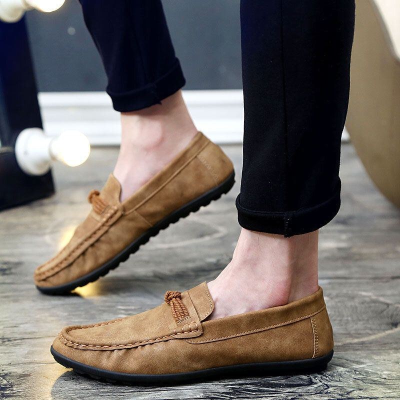 Herr Andas Halkbeständig Bekväm Mjuk Körning Casual Loafers