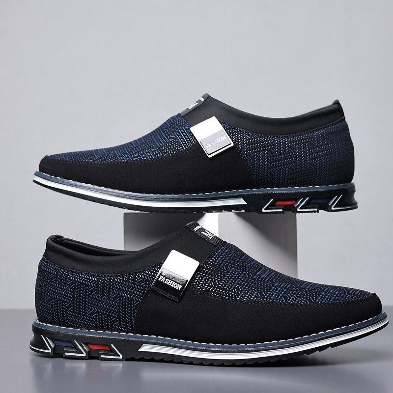 Herr Andas Halkfri Bekväm Mjuk Botten Slip On Casual Business Loafers Skor