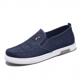 Herr Andas Halkfria Bekväm Slip On Old Peking Casual Cloth Court Skor