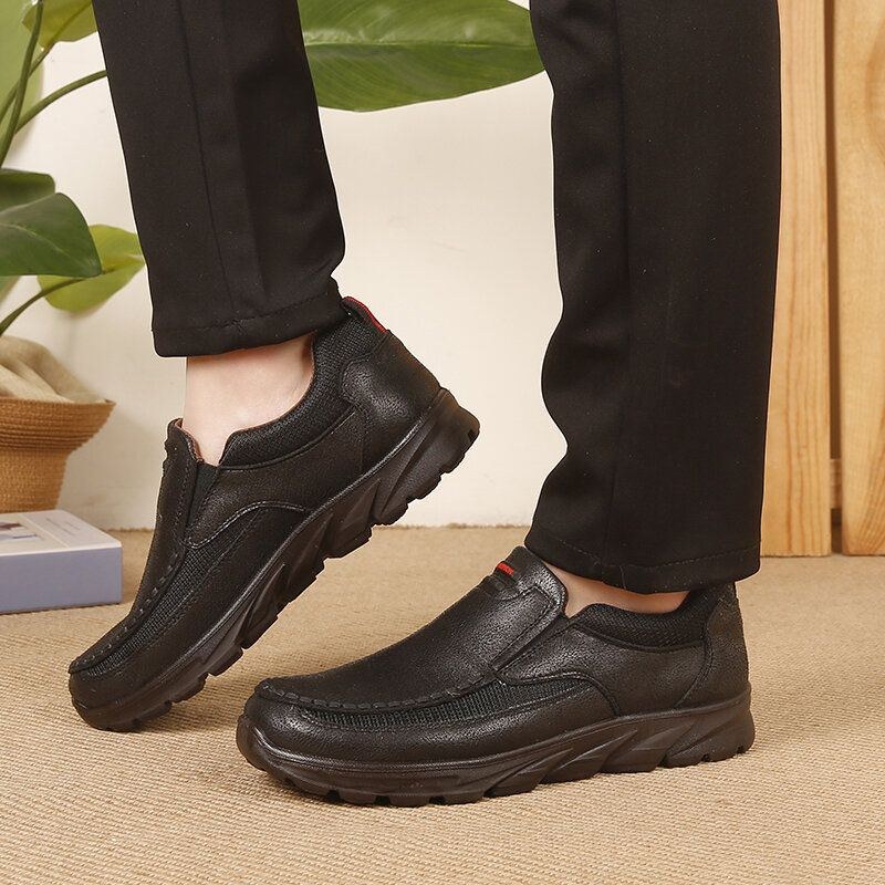 Herr Andas Halkfria Bekväma Slip On Casual Business Skor