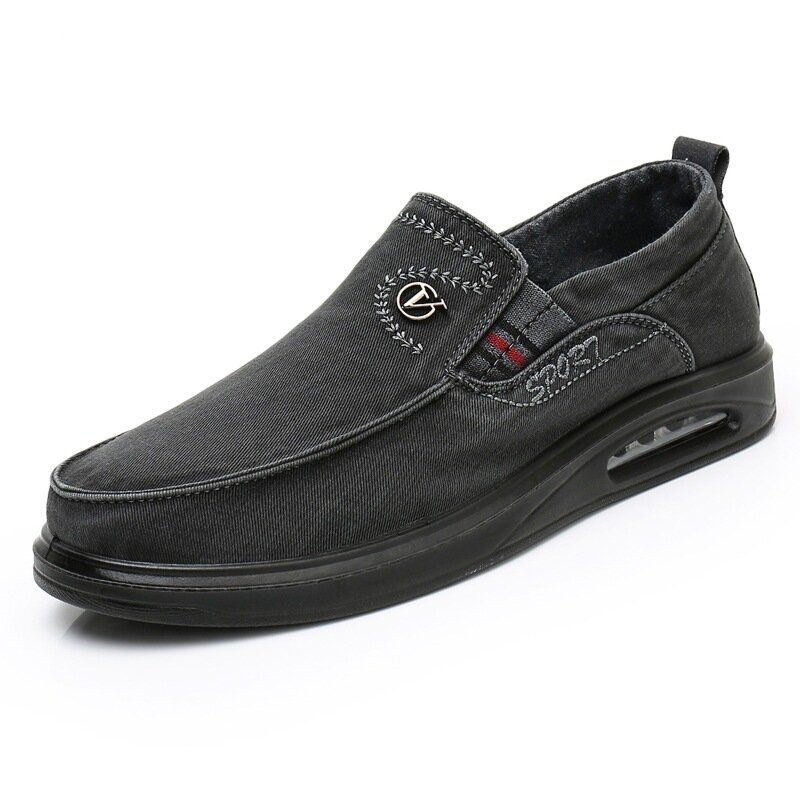 Herr Andas Mjuk Sula Halkfri Bekväm Slip On Old Peking Casual Shoes