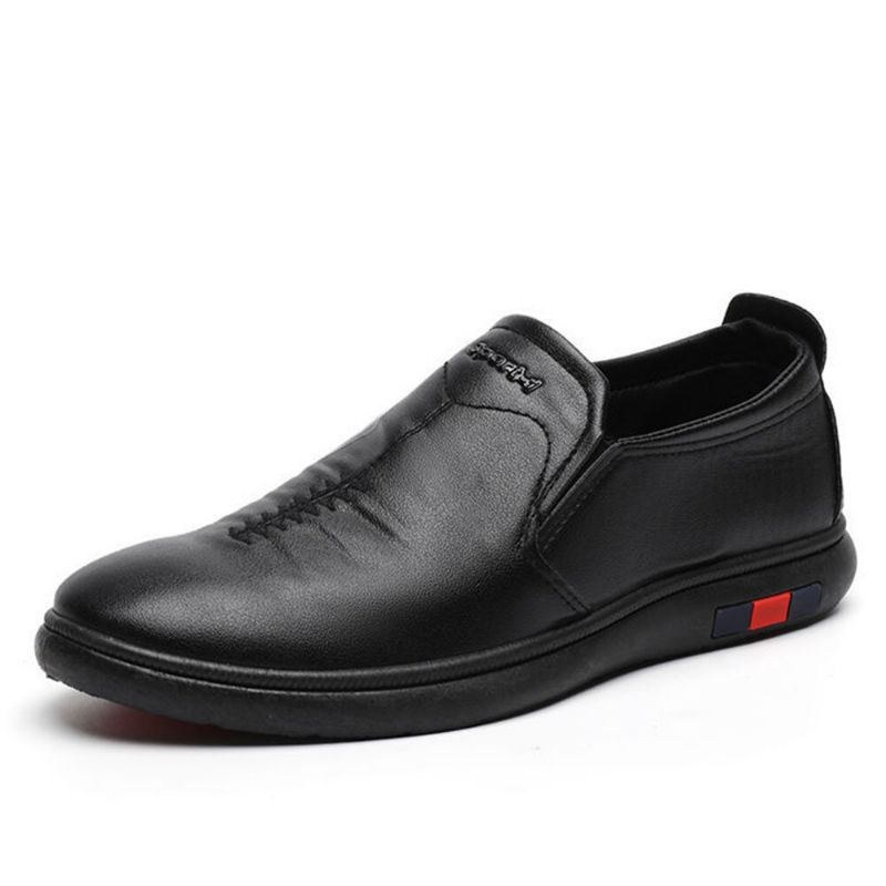 Herr Bärbara Slip On Casual Business Daily Pu Läderskor