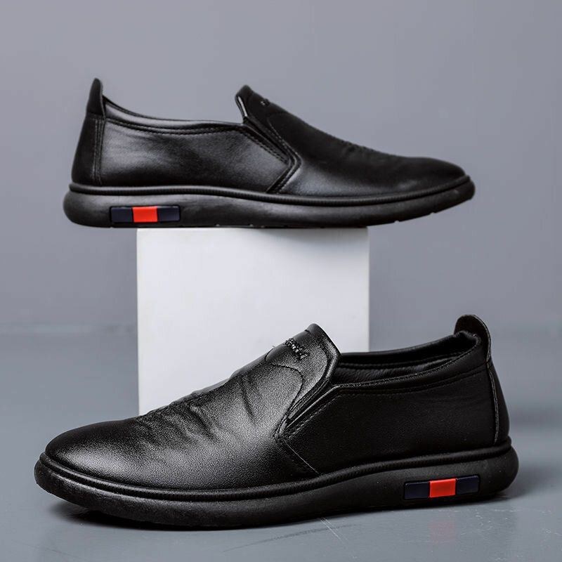 Herr Bärbara Slip On Casual Business Daily Pu Läderskor