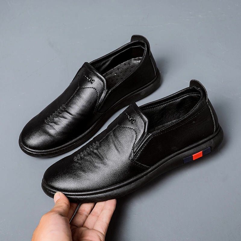 Herr Bärbara Slip On Casual Business Daily Pu Läderskor