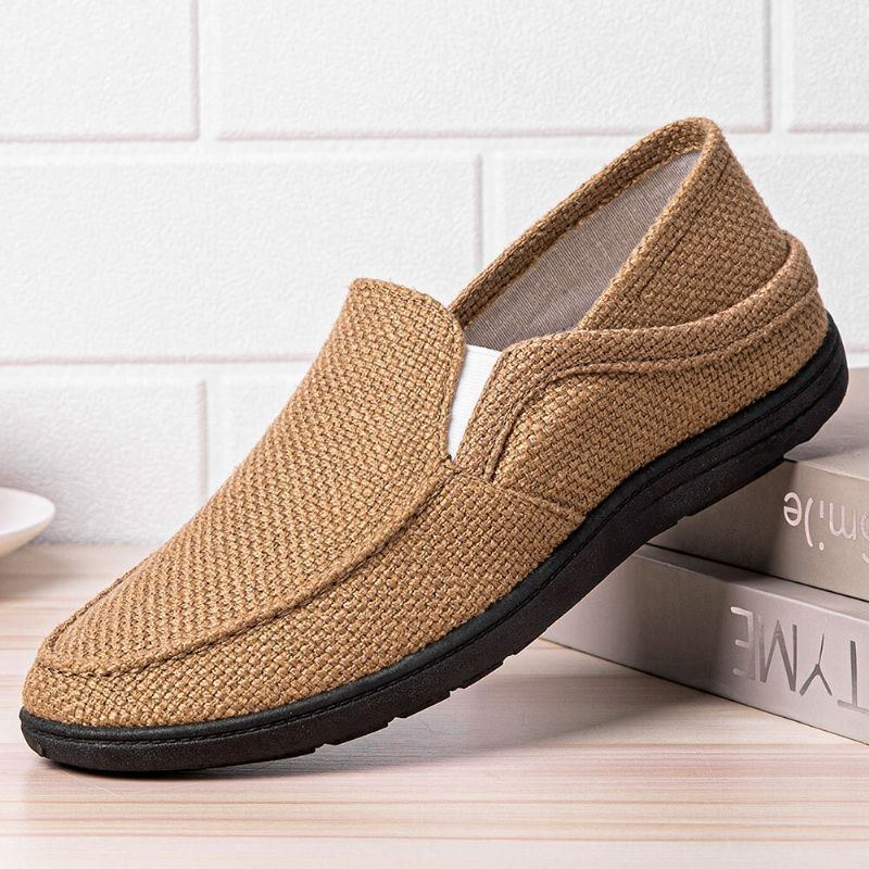 Herr Bärbara Slip On Soft Soul Casual Driving Loafers Skor