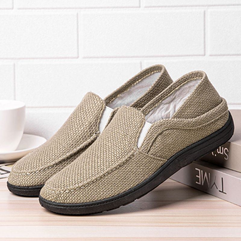 Herr Bärbara Slip On Soft Soul Casual Driving Loafers Skor