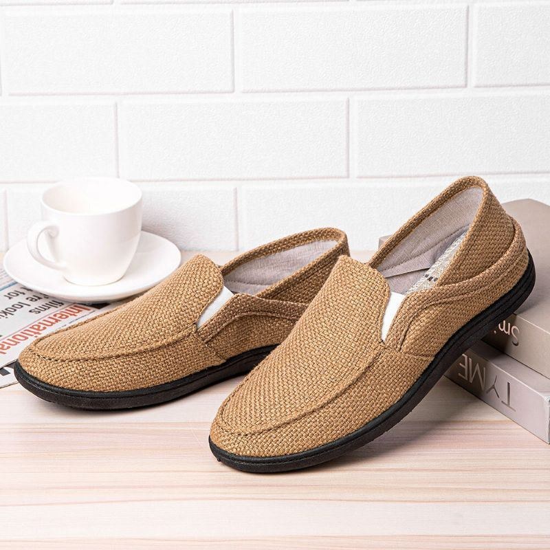 Herr Bärbara Slip On Soft Soul Casual Driving Loafers Skor