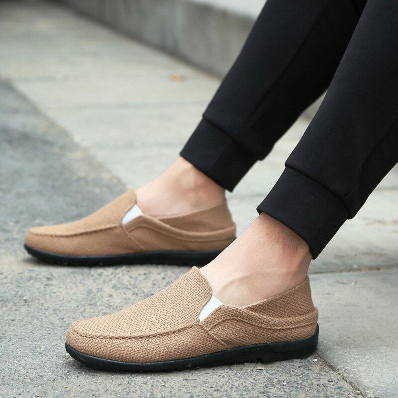 Herr Bärbara Slip On Soft Soul Casual Driving Loafers Skor