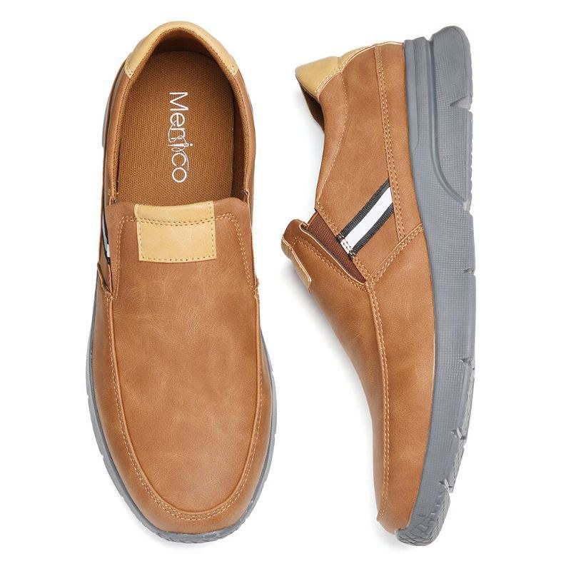 Herr Bekväm Mikrofiberläder Slip-on Business Casual Skor