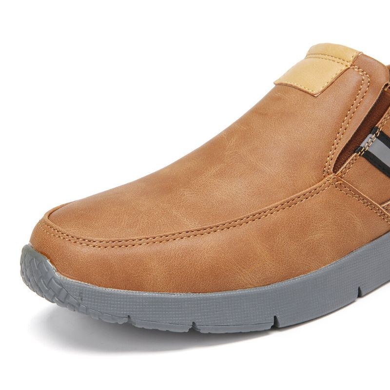 Herr Bekväm Mikrofiberläder Slip-on Business Casual Skor