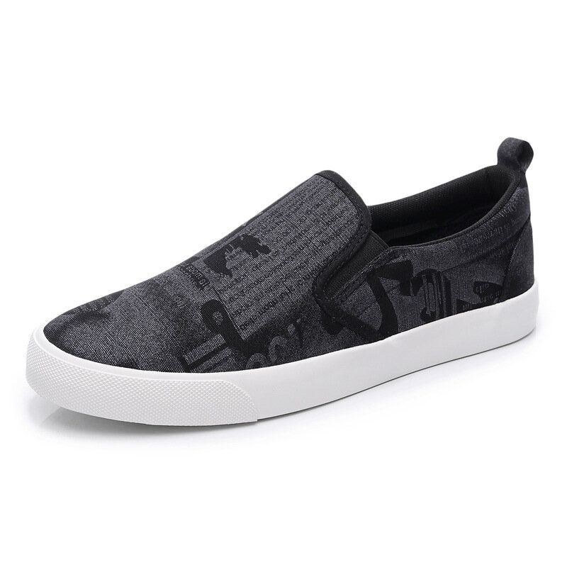 Herr Canvas Andas Slip On Comfy Casual Court Flat Shoes