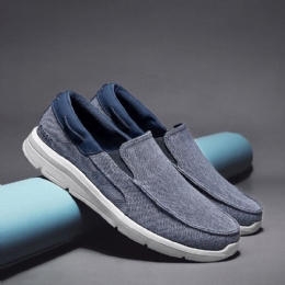 Herr Canvas Lätta Bärbara Slip On Casual Skor