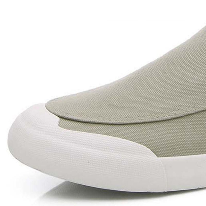 Herr Casual Canvas Bekväma Mjuka Walking Flats