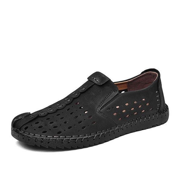 Herr Handsömmar Ihåliga Slip On Casual Flats