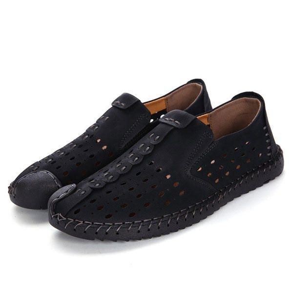 Herr Handsömmar Ihåliga Slip On Casual Flats