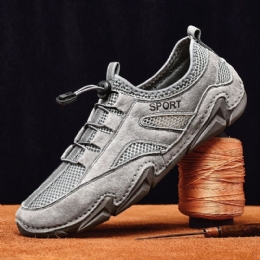 Herr Mesh Sneakers Andas Halkbeständiga Mjuka Sport Casual Skor