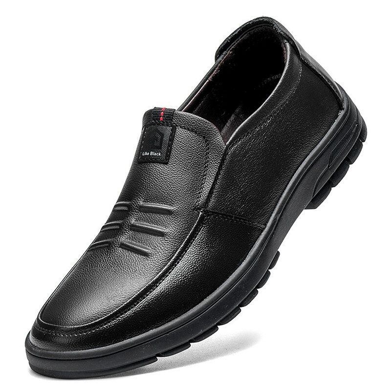 Herr Mjuk Sula Casual Slip On Andningsbara Business Skor