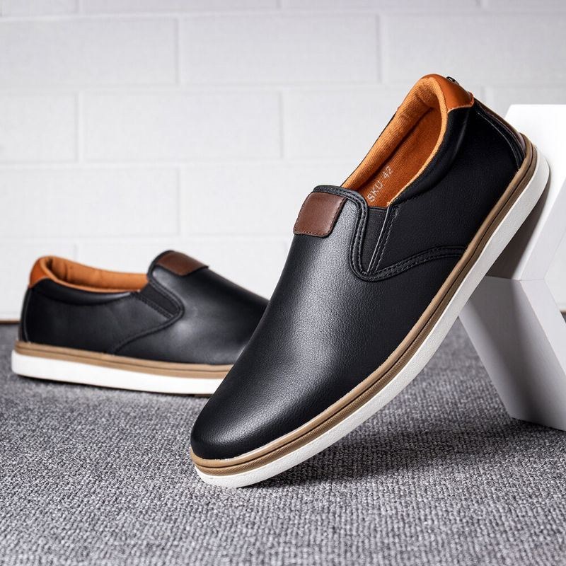 Herr Retro Soft Walking Sole Casual Business Loafers