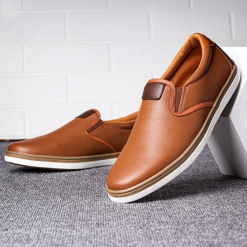 Herr Retro Soft Walking Sole Casual Business Loafers