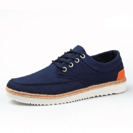 Herr Sneakers Canvas Causal Outdoor Sport Platt Bekväma Oxfords Skor