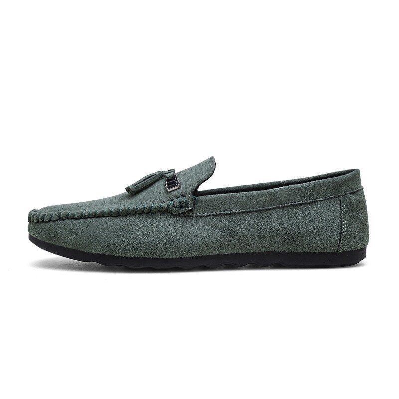 Herr Tofsdekor Bekväm Syntetisk Mocka Slip-on Casual Loafers