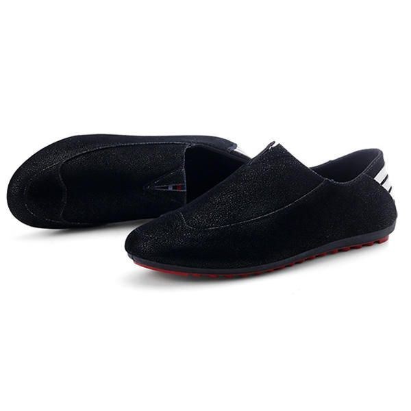 Herrskor Flats Bekväm Mjuk Andas Fritidsdaglig Utomhus Slip On Flats Loafers Skor