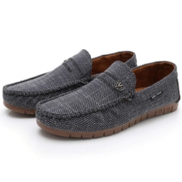 Men Hollow Out Soft Comfy Slip On Loafers