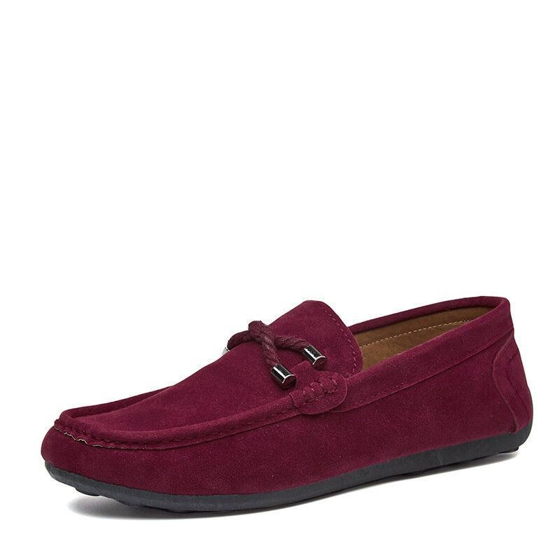 Mjuka Sula För Män För Körcanvas Slip On Casual Loafers Skor