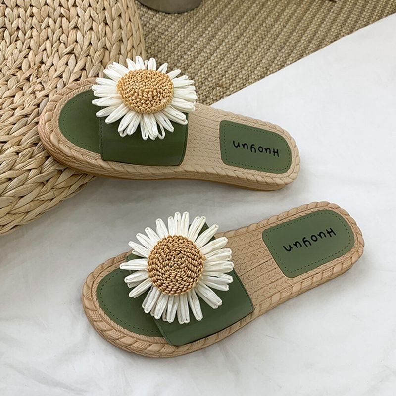 Dam Daisy Decor Bärbara Comfy Beach Slides Tofflor