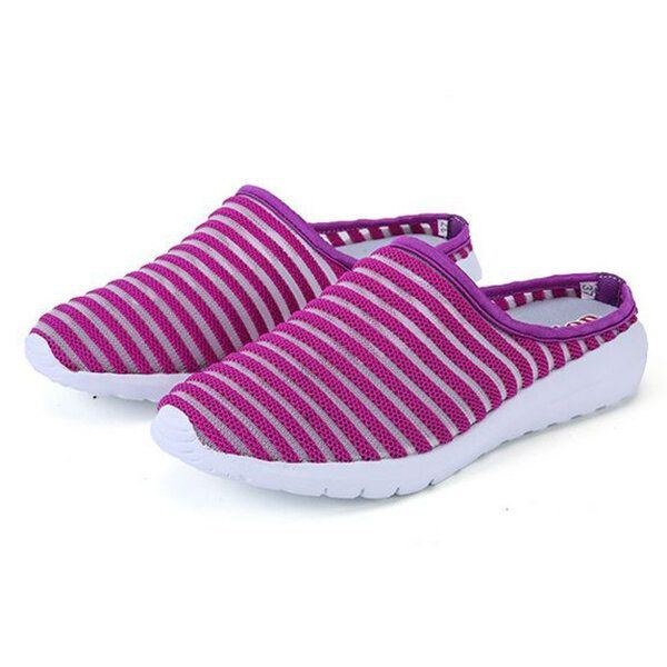 Dam Mesh Andas Casual Hollow Out Sommar Slipper Sandaler