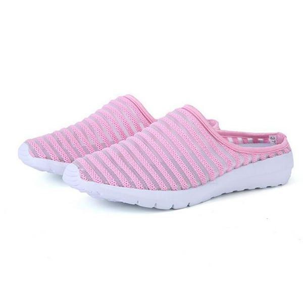 Dam Mesh Andas Casual Hollow Out Sommar Slipper Sandaler