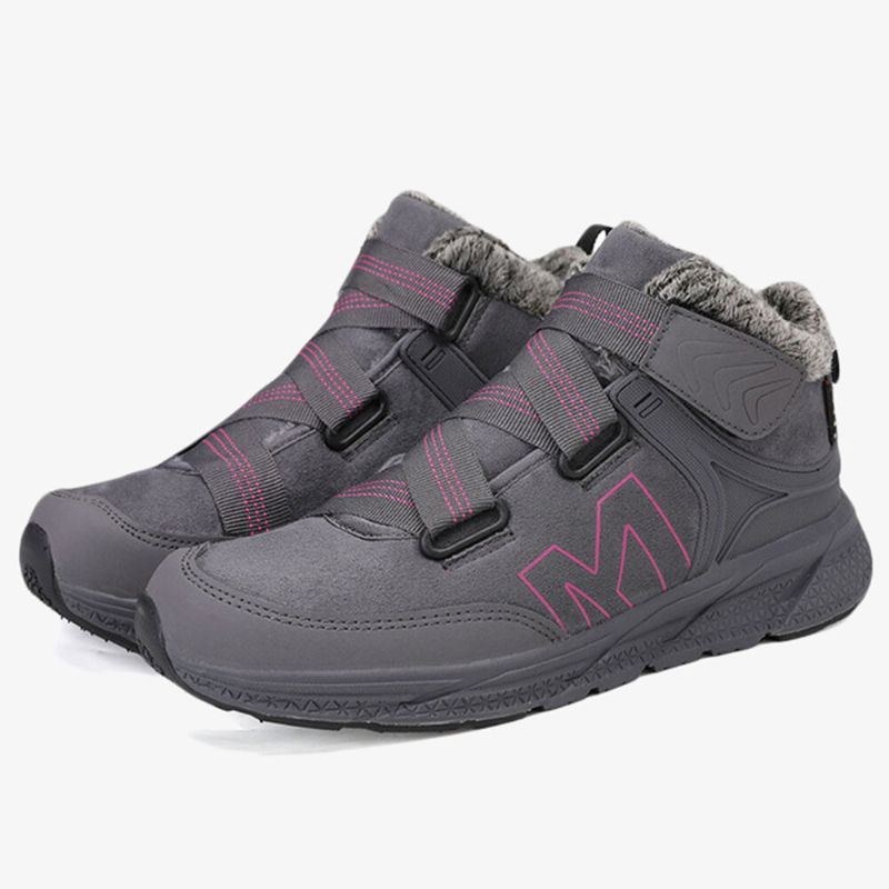 Dam Mjuk Sula Plyschfoder Varm Outdoor Vinter Sneakers Snow Boots