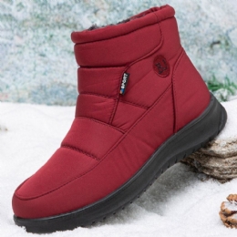 Dam Varmfodrade Pull On Plus Velvet Ankel Snow Boots