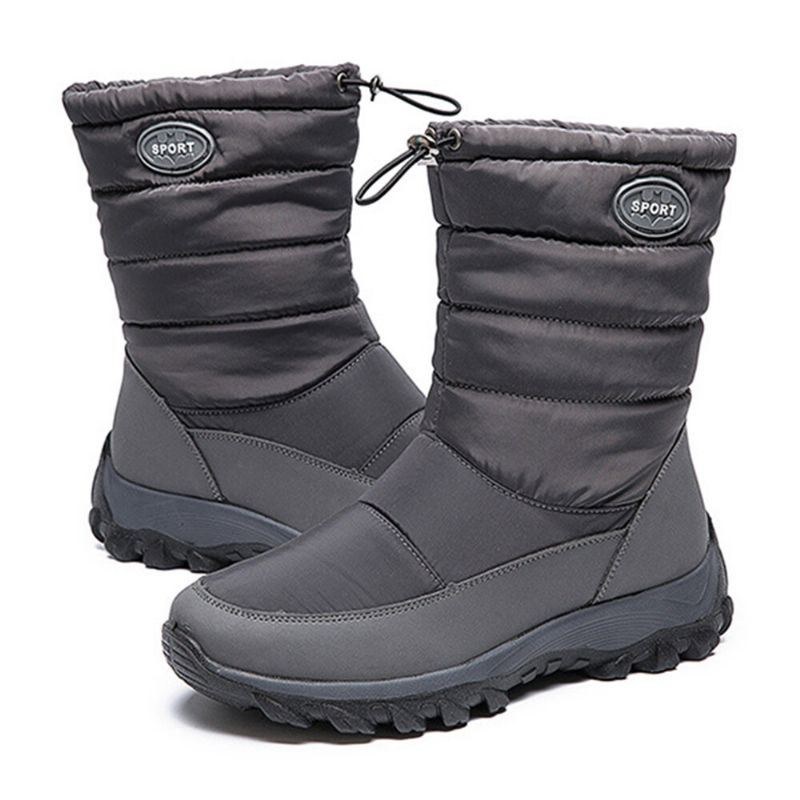 Dam Varmfodrade Pull On Plus Velvet Snow Casual Boots