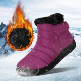 Dam Vattenavvisande Plyschfoder Snow Ankel Boots