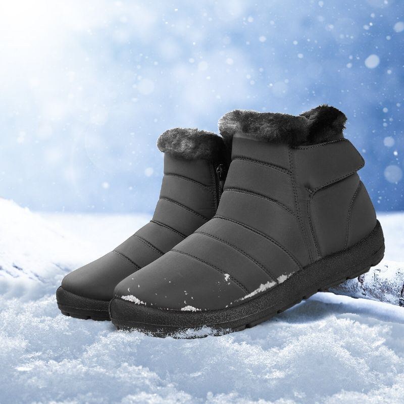 Dam Vattenavvisande Plyschfoder Snow Ankel Boots