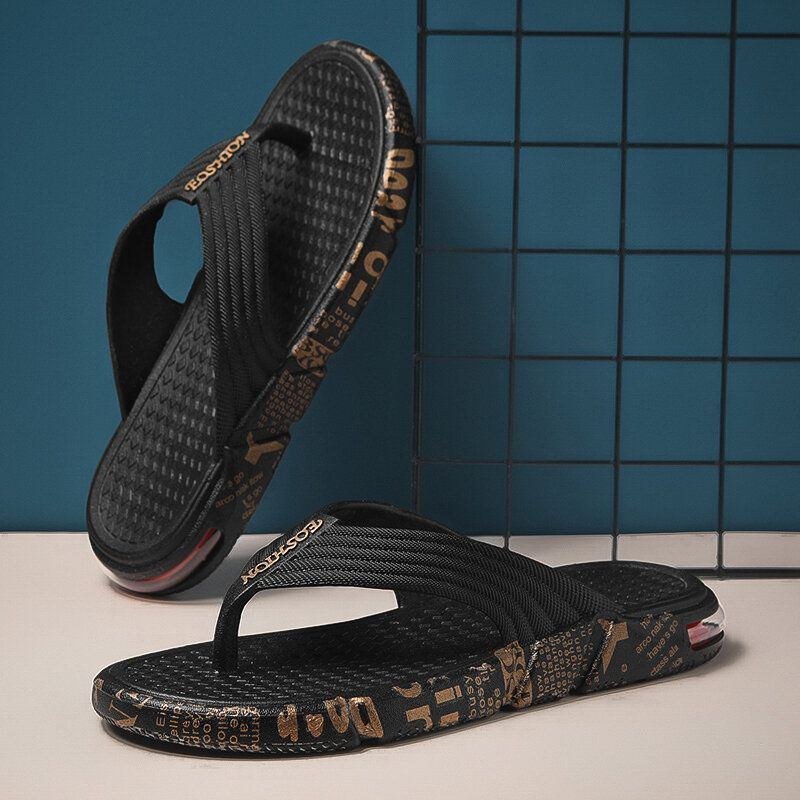 Herr Andas Lättvikts Mjuk Sula Flip Flops Casual Tofflor