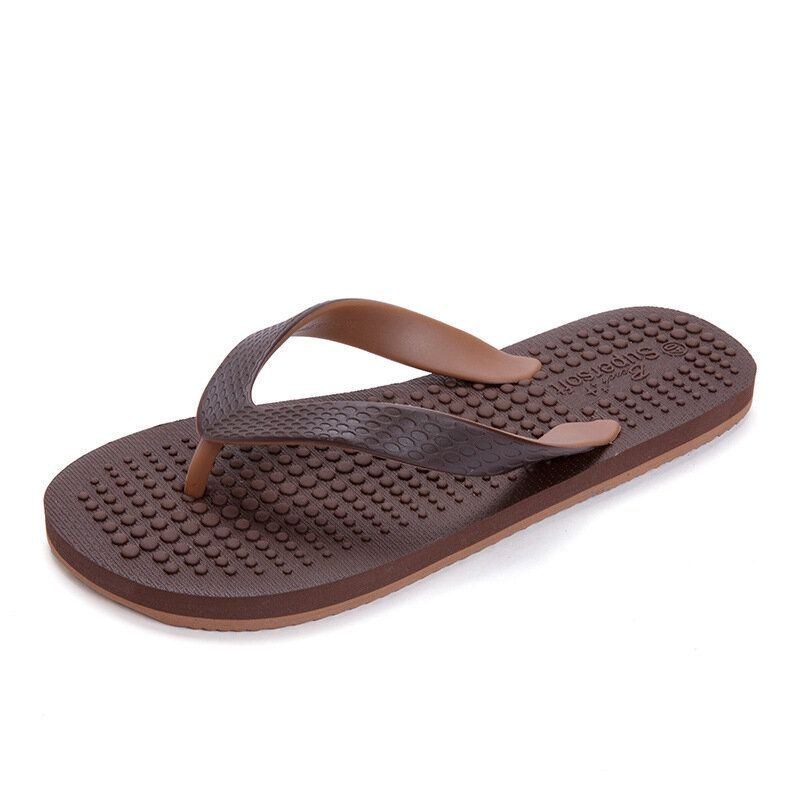 Herr Casual Flip-flop Massagepartiklar Hemtofflor